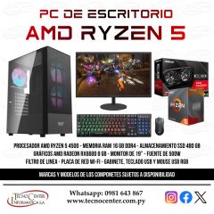 PC de Escritorio AMD Ryzen 5 RX6600